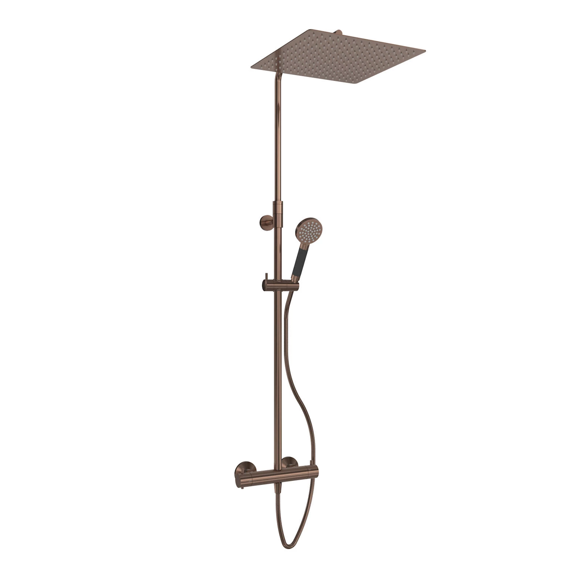 NRF1398692 - Rainshower rett HEDDA børstet rosegull - 