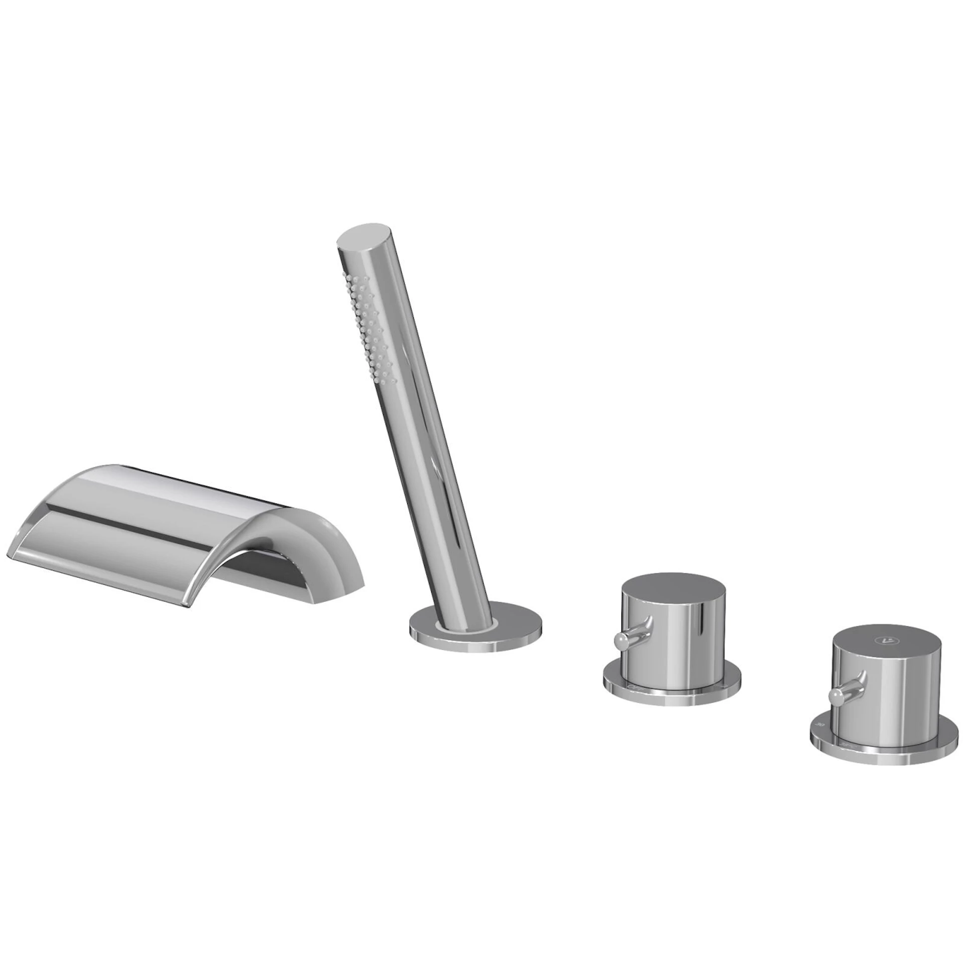 NRF1395734 - Badekarbatteri Oase krom - 