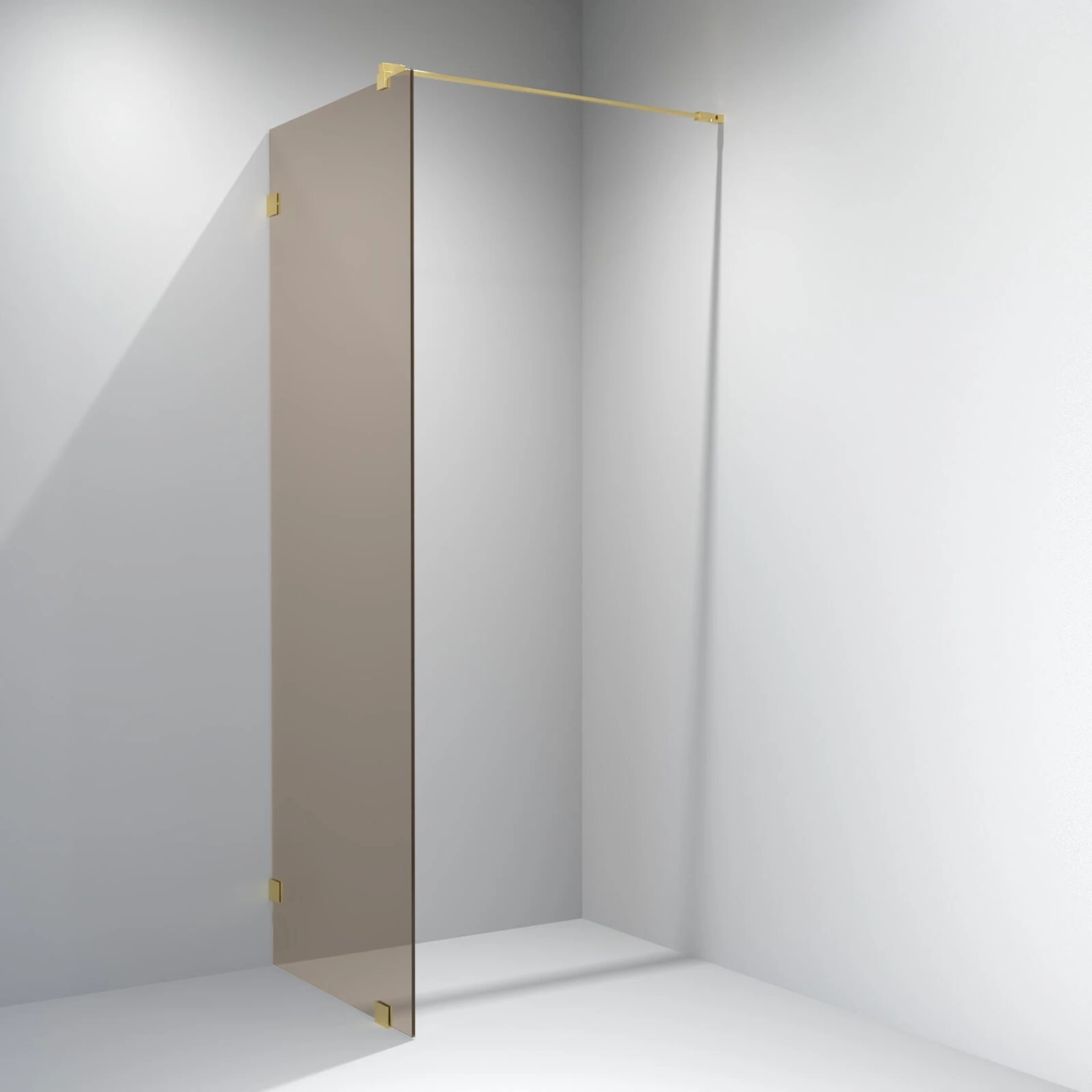 NRF1395804 - Glassfelt EMIL 90x200 cm bronse glass, gull - 